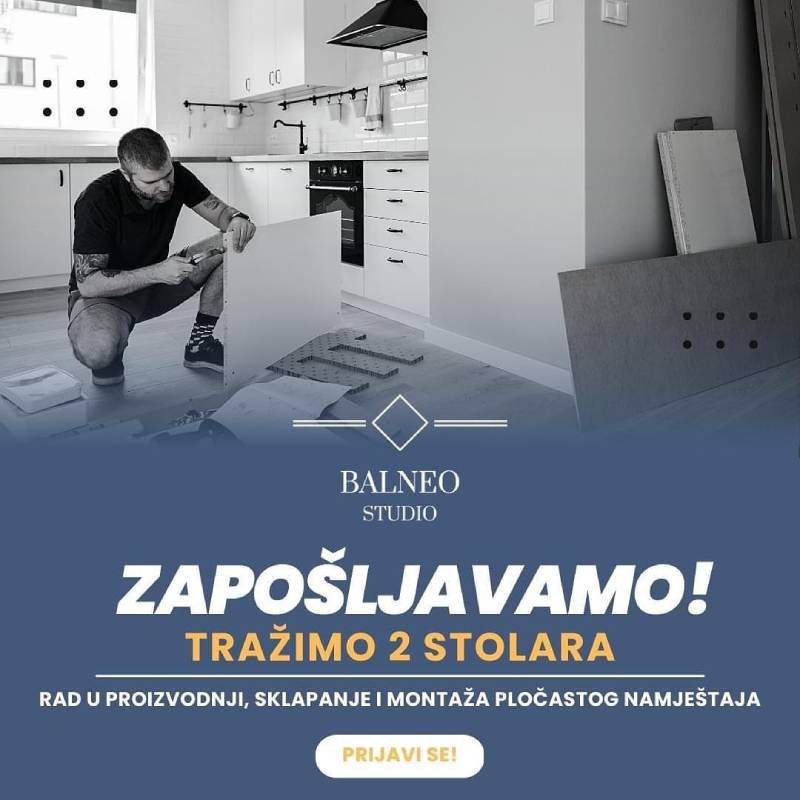 Balneo Studio zapošljava