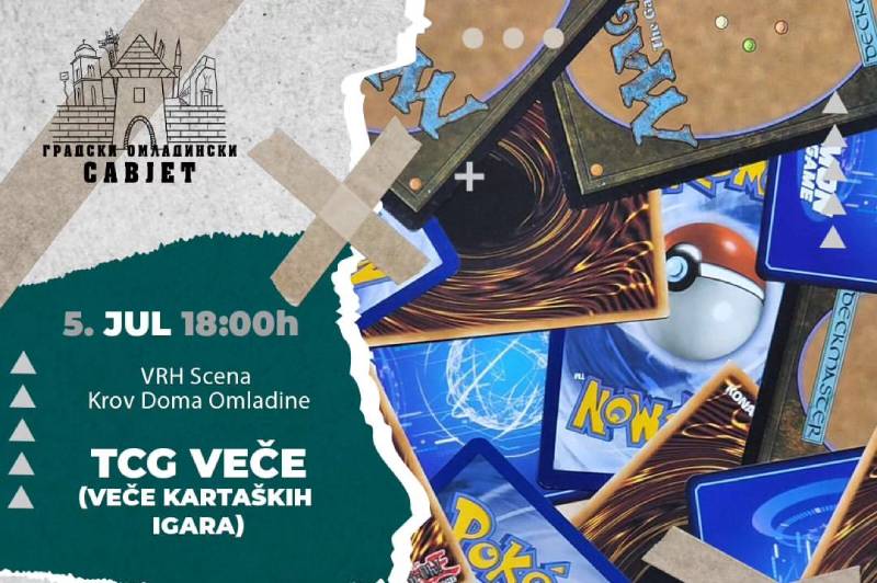 Veče kartaških igara na krovu Doma omladine