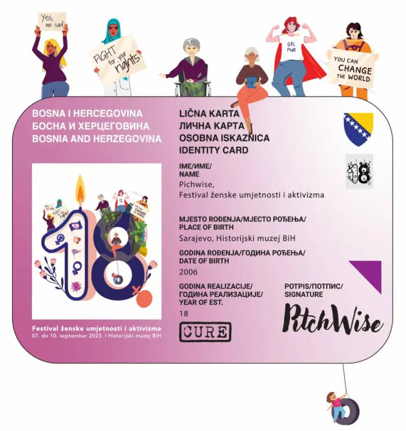 Poziv za volontiranje na 18. PITCHWISE festivalu ženske umjetnosti i aktivizma!