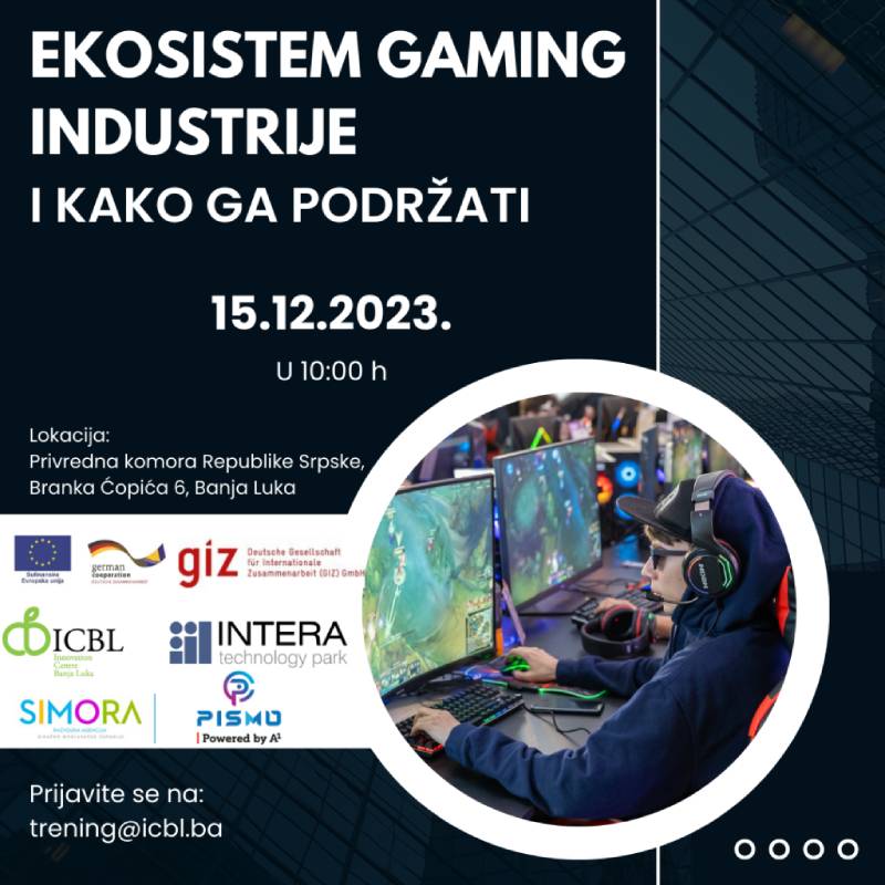 Seminar: “Ekosistem gaming industrije i kako ga podržati”
