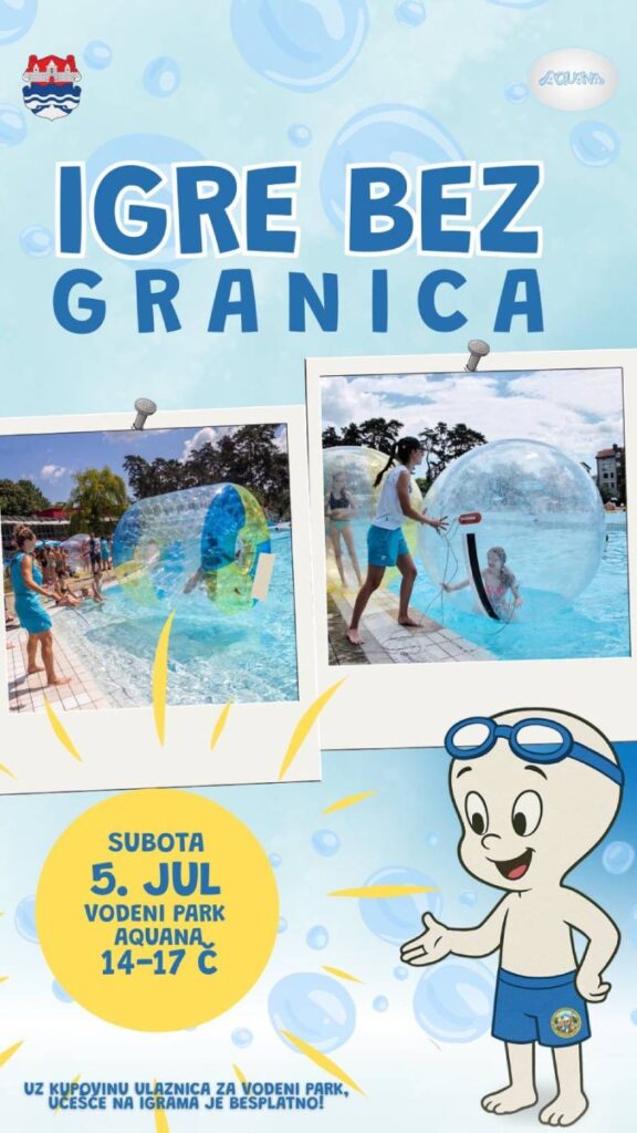 Pridružite se: U subotu „Igre bez granica“ u Vodenom parku „Akvana“