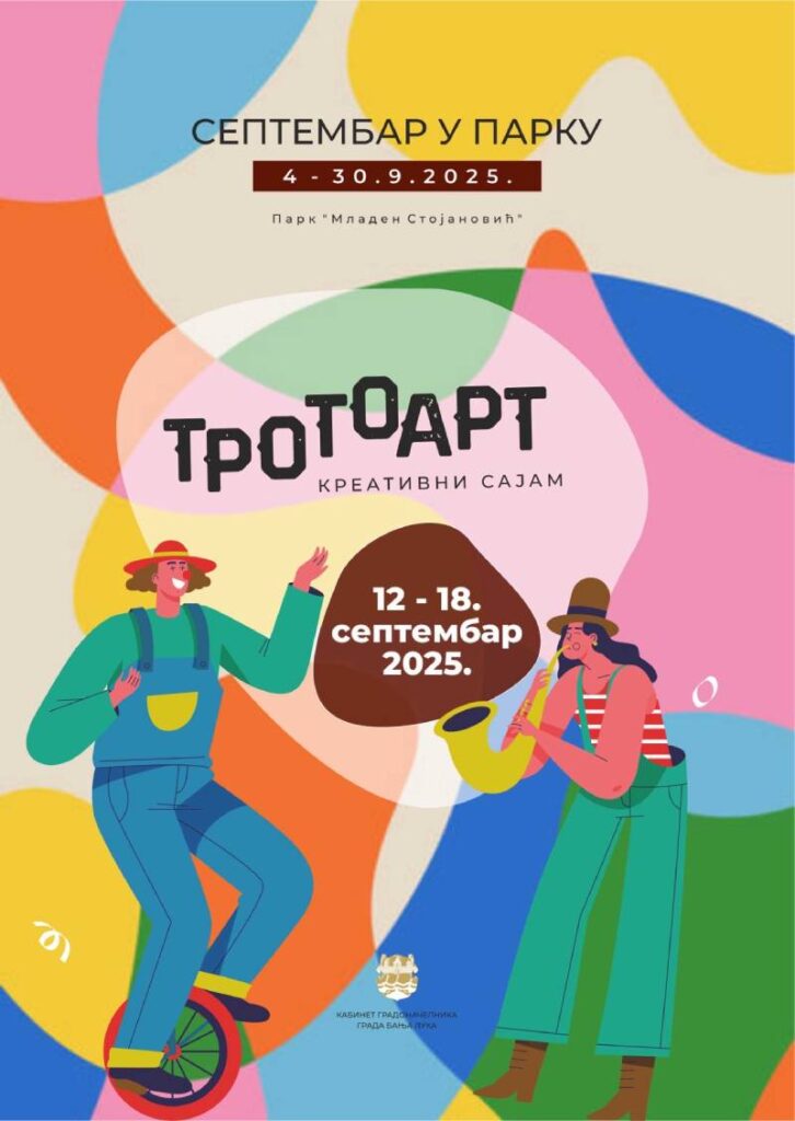 Pridružite se sutra: Od 18.00 časova počinje „TrotoArt kreativni sajam“ u Parku „Mladen Stojanović“