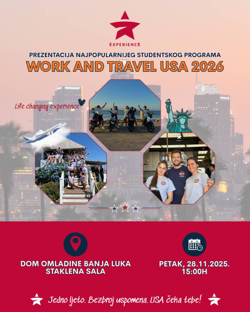 Prezentacija Work & Travel USA programa