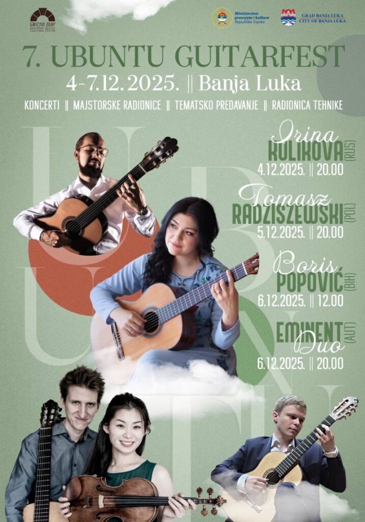 Od četvrtka: Sve je spremno za festival gitare „Ubuntu“