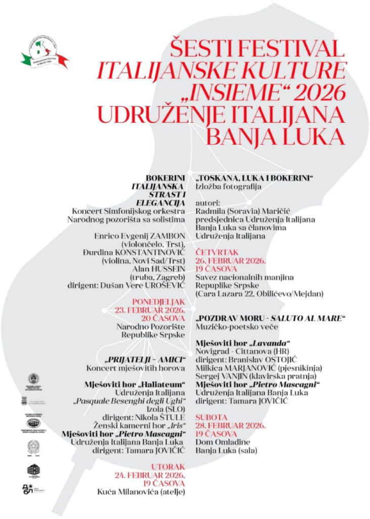 Šesti festival italijanske kulture "Insieme"