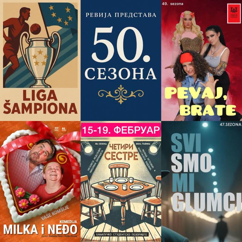 Studentsko pozorište 50. sezonu započinje revijom predstava