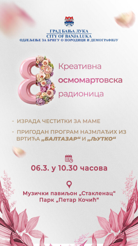 Osmomartovksa radionica u Parku „Petar Kočić“