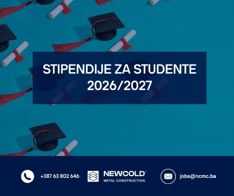 Stipendije NewCold Metal Construction