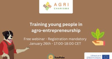 Agri-charisma: training young people in agro-entrepreneurship (webinar)