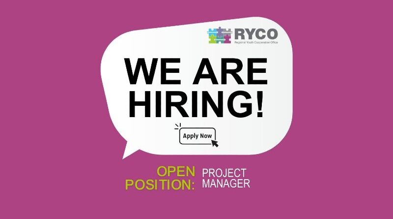 RYCO is hiring: Project Manager