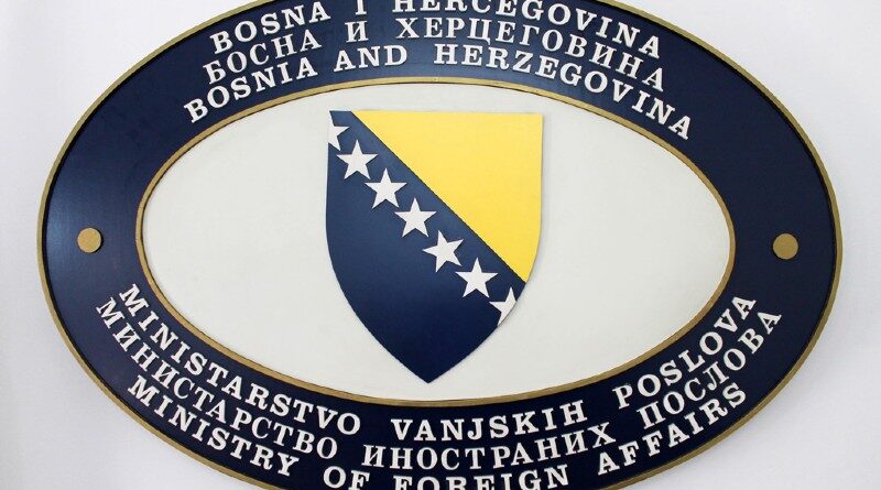 Javni oglas za prijem volontera u Ministarstvo inostranih poslova Bosne i Hercegovine