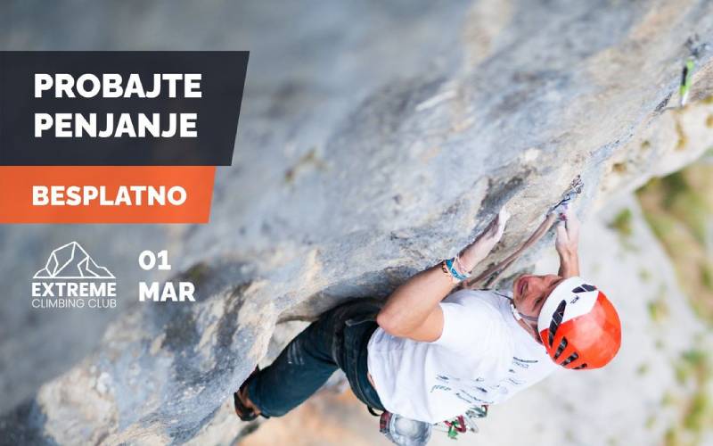 Besplatno probajte penjanje