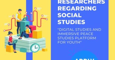 DIGITAL DIPLOMACY AND IMMERSIVE PEACE STUDIES PLATFORM FOR YOUTH – OPEN CALL FOR 5 RESEARCHERS ON SOCIAL STUDIES