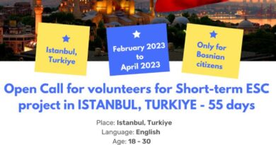 Open Call for volunteers for Short-term ESC project in ISTANBUL, TURKIYE – 55 days