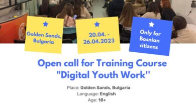 Open call for 2 participants for Training Course ”Digital Youth Work” in Golden Sands, Bulgaria