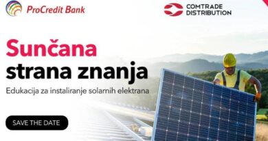 ProCredit i Comtrade organizuju besplatne edukacije o solarnim elektranama