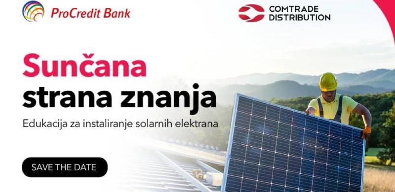 ProCredit i Comtrade organizuju besplatne edukacije o solarnim elektranama
