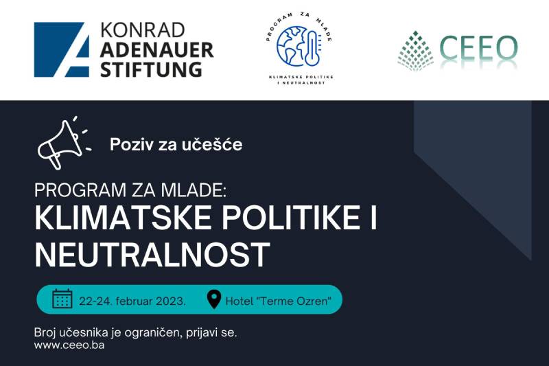 Program za mlade: Klimatske politike i neutralnost