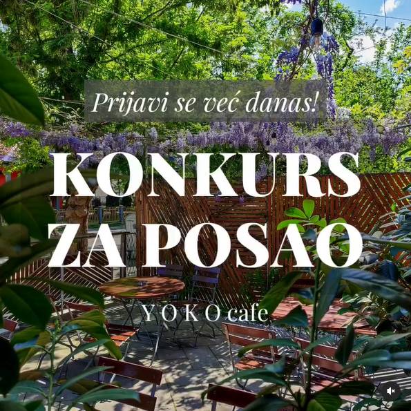 YOKO cafe zapošljava