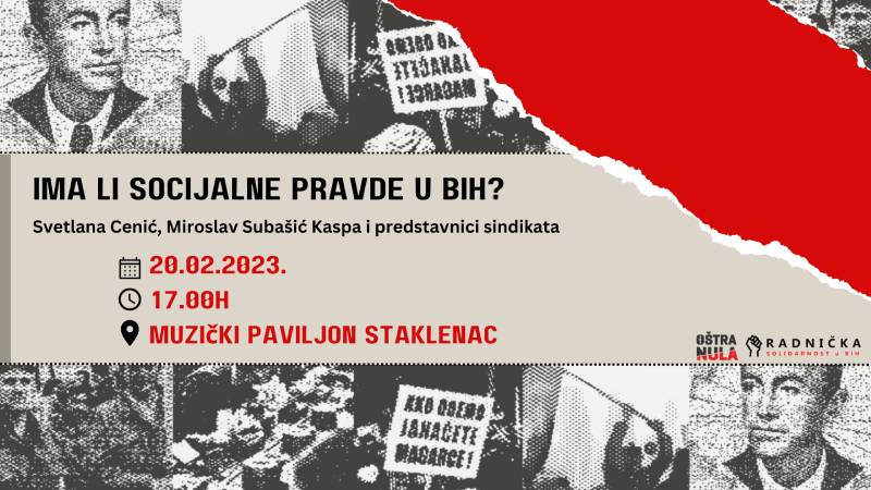 Panel diskusija „Ima li socijalne pravde u BiH?“