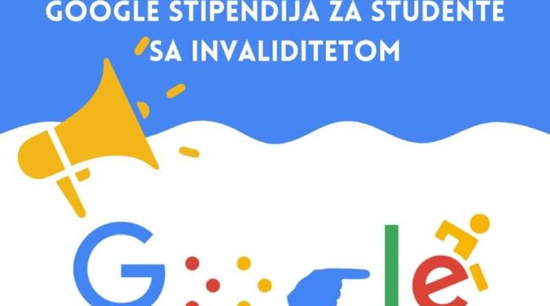 Google stipendije za studente sa invaliditetom