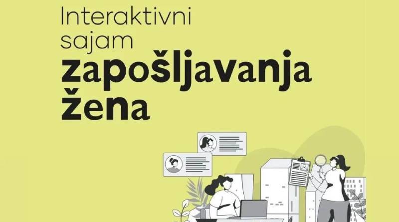 Interaktivni sajam zapošljavanja žena 11. marta u Domu omladine