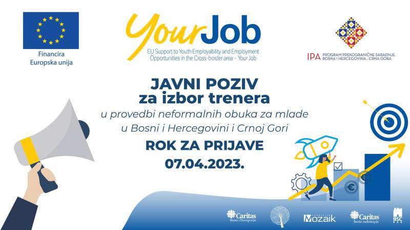 Javni poziv za izbor trenera u provedbi neformalnih obuka za mlade