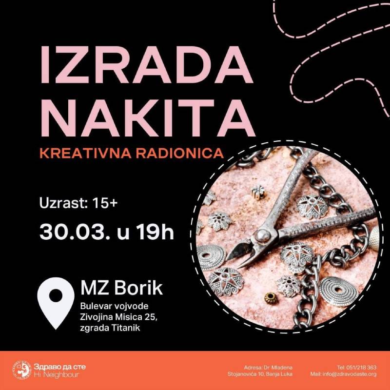 Kreativna radionica: Izrada nakita