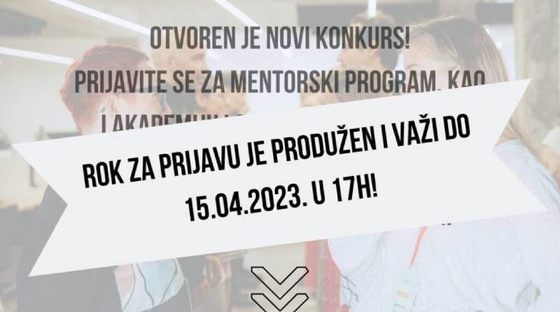 Prijavite se na konkurs Kreativnog mentorstva
