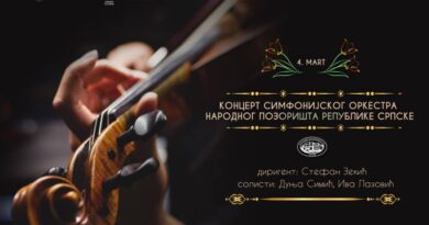 U subotu koncert Simfonijskog orkestra Narodnog pozorišta Republike Srpske