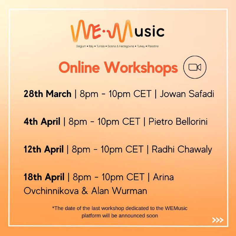 WEMusic | Online workshops are starting!