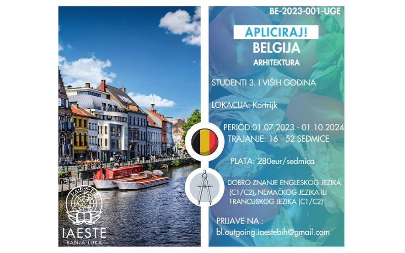 Apliciraj na IAESTE stručnu praksu