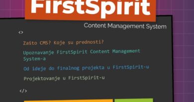 Poziv za info sesiju: FirstSpirit CMS / Content Management System