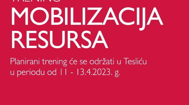 Trening Mobilizacija resursa 2023