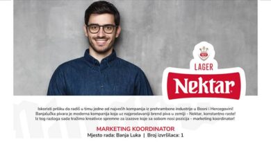 Banjalučka pivara zapošljava: Marketing koordinator (m/ž)