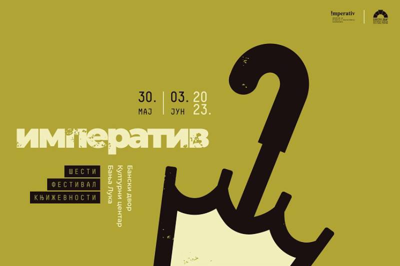 Festival književnosti „Imperativ“ od 30.5. do 3.6. u Banskom dvoru