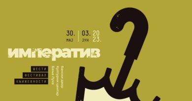 Festival književnosti „Imperativ“ od 30.5. do 3.6. u Banskom dvoru