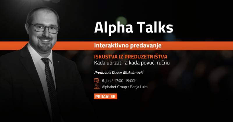 Interaktivno predavanje - Iskustva iz preduzetništva: Kada ubrzati, a kada povući ručnu