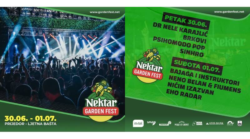 Ljeto počinje na "Nektar Garden Festu" u Prijedoru