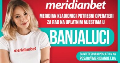 Meridian kladionici u Banjaluci potrebni operateri
