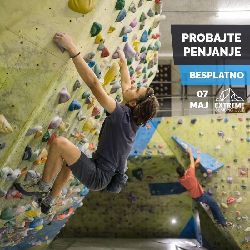 Probajte penjanje besplatno