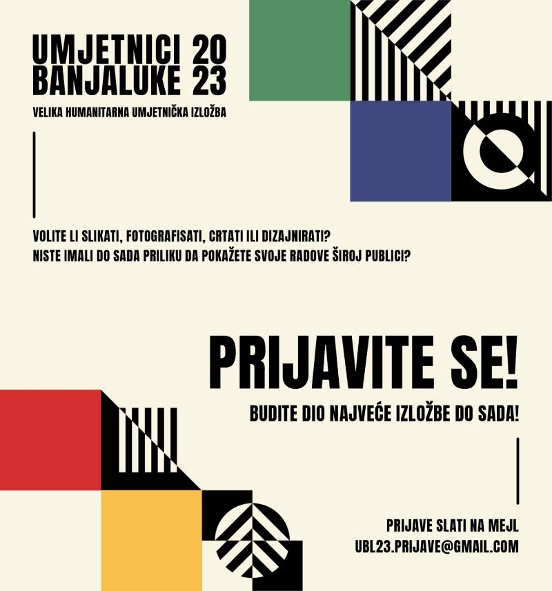 Velika humanitarna izložba "Umjetnici BL23"