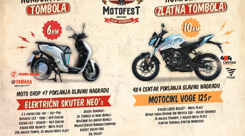 Veliko srce bajkera – humanitarna tombola na Moto Festu 2023