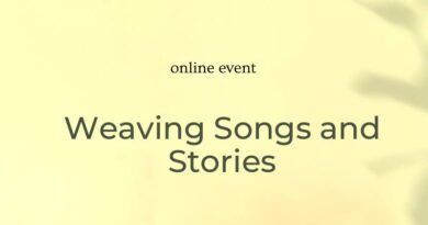 Online event: Weaving Songs and Stories