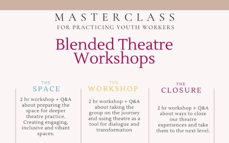Blended Theatre Workshops ONLINE Masterclass 3rd EDITION