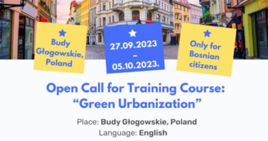Open call for 6 participants for Training Course „Green Urbanization“ in Poland