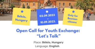 Open call for 6 participants for Youth Exchange „Let’s Talk“ in Békés, Hungary