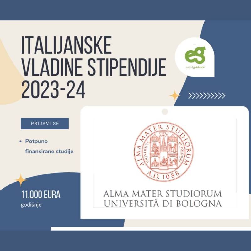 Poziv za Italijanske vladine stipendije 2023-24