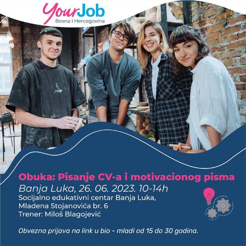 Obuka - Pisanje CV-a i motivacionog pisma
