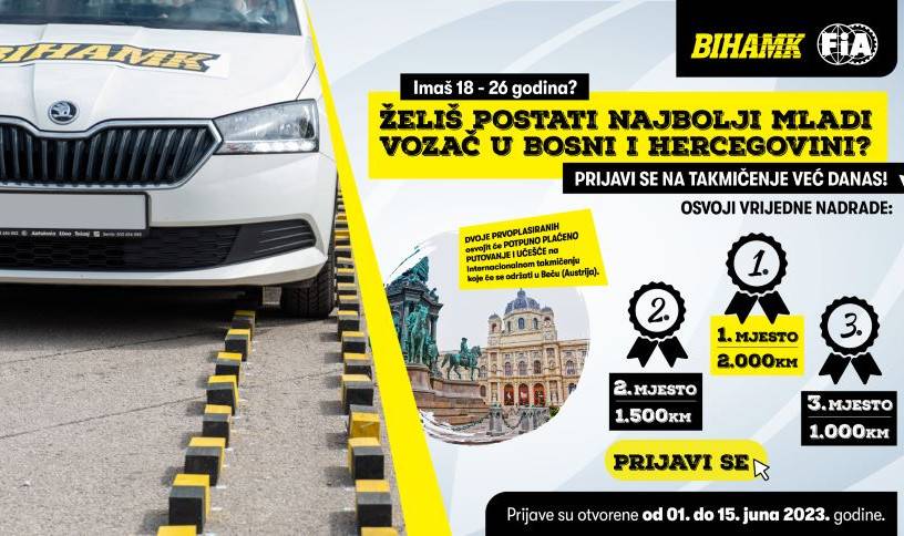 Takmičenje „Najbolji mladi vozač“ u Bosni i Hercegovini